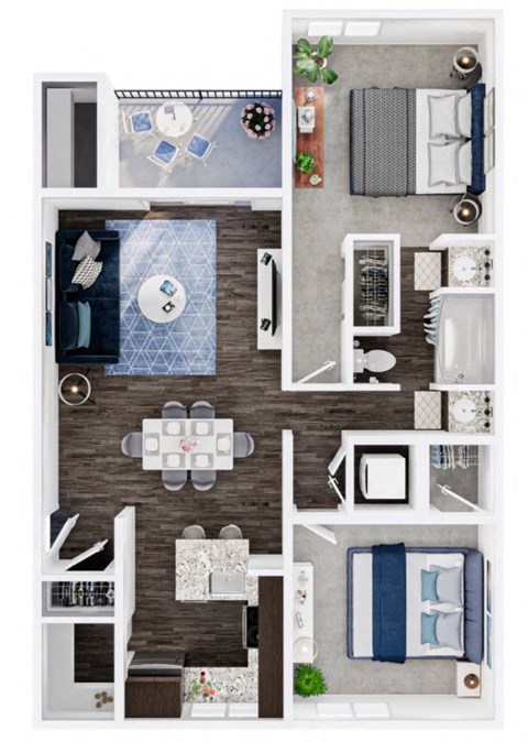 a 2132 sqft floor plan  1 bedroom